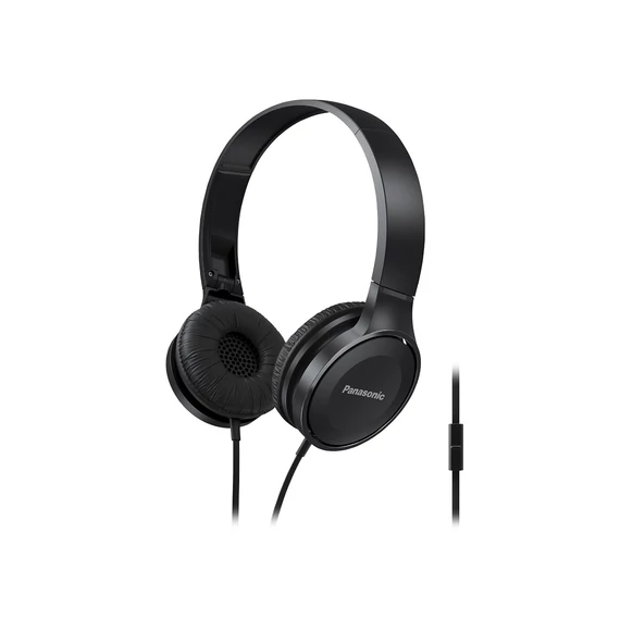 Panasonic RP-HF100ME-K mikrofonos fekete fejhallgató