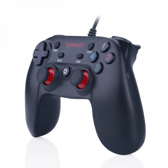 Redragon Saturn Wirred Gamepad Black PC/PS3