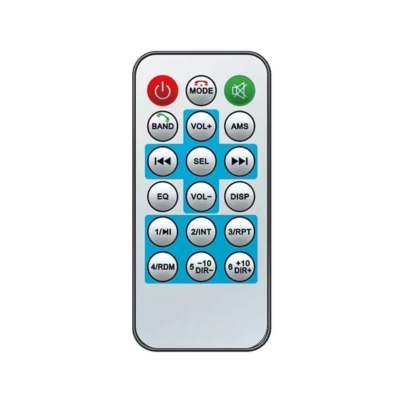 SAL BT-FM-USB-SD-AUX kék LED kijelzős fejegység