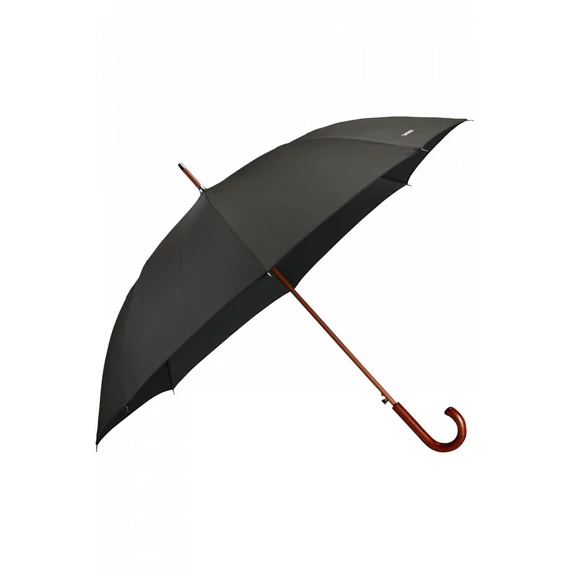 Samsonite Wood Classic S Stick Umbrella Black