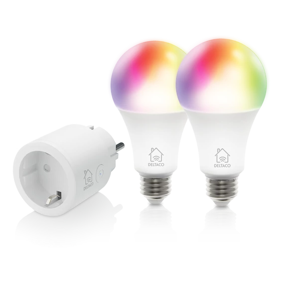 Szett SMART HOME SH-KIT01 kezdő 1xAljzat, 2xIzzó, Deltaco