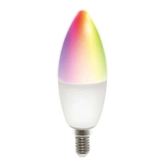 Izzó SMART HOME SH-LE14RGB, WiFi, E14, 5W, RGB, Deltaco