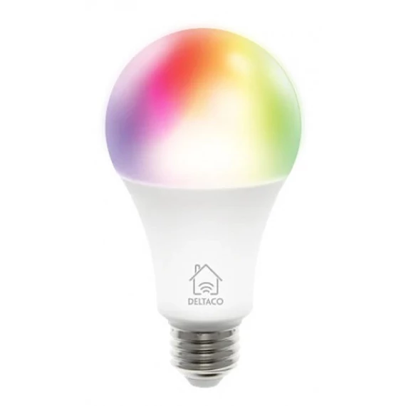 Izzó SMART HOME SH-LE27RGB-3P LED E27 WIFI 9W 3db, Deltaco