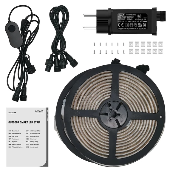 LED-szalag SMART HOME SH-LS10M, 10m, RGB, kültéri, Deltaco