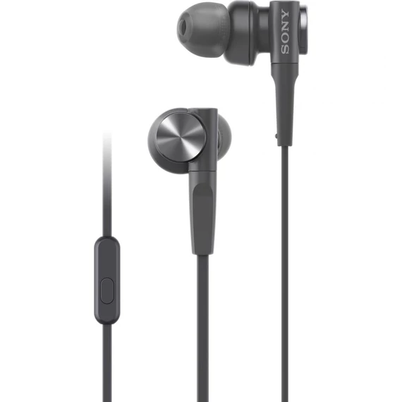 Sony MDRXB55APB Extra Bass mikrofonos fekete fülhallgató
