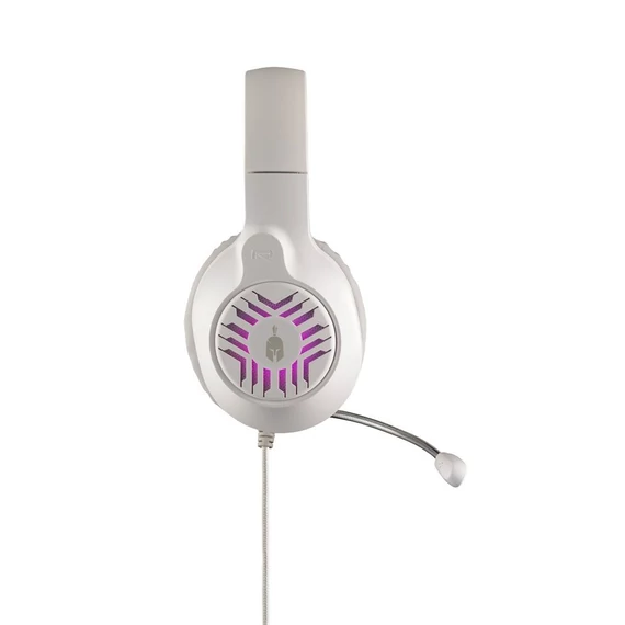 Spartan Gear - Medusa Wired fehér-szürke headset