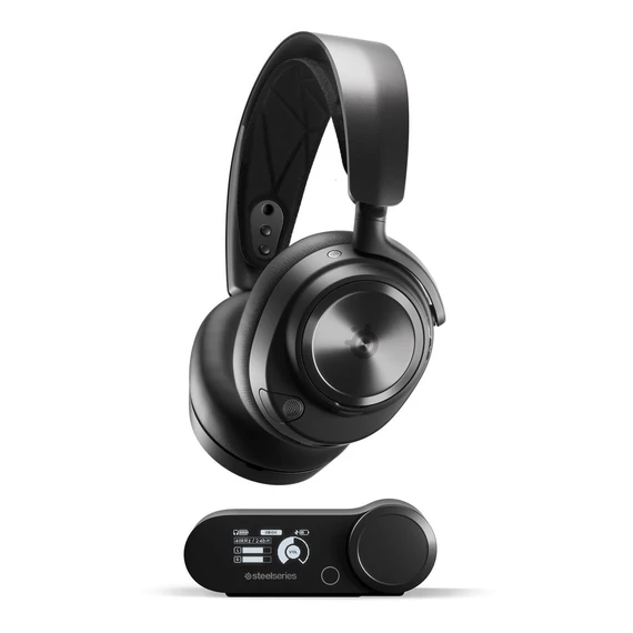 SteelSeries Arctis Nova Pro Wireless X fekete gamer headset