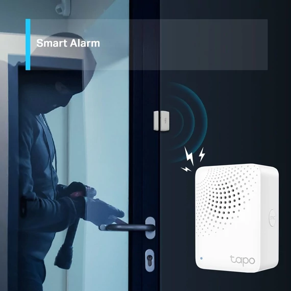 TP-Link Okos-otthon Hub - Tapo H100 (2,4GHz; 868/922 MHz; max 64 eszköz)