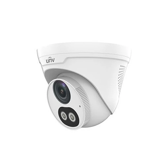 Uniview Easystar 2MP Colorhunter turret dómkamera, 4mm fix objektívvel, mikrofonnal és hangszóróval