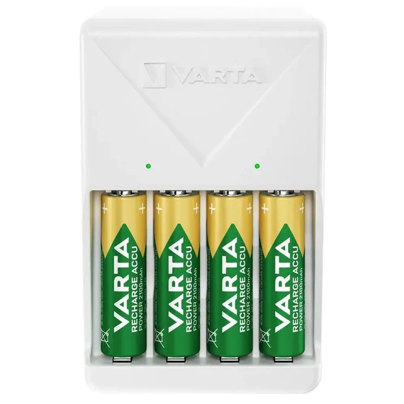 Varta 57657101451 Plug töltő + 4db AA 2100 mAh akkumulátor