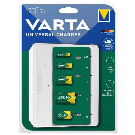 Varta 57658101401 Universal akkumulátor nélküli töltő