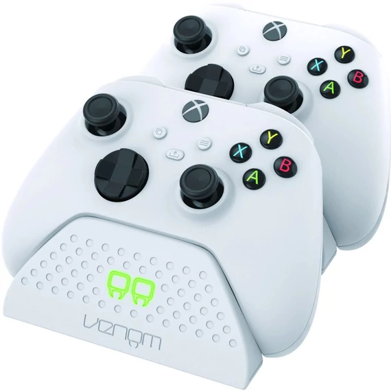 Venom VS2871 Xbox Series X & S fehér dupla töltőállomás + 2db akkumulátor