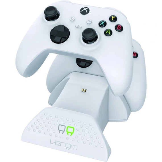 Venom VS2871 Xbox Series X & S fehér dupla töltőállomás + 2db akkumulátor