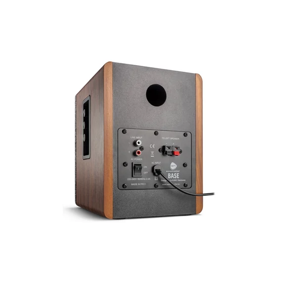 wavemaster Base Bluetooth Speaker System Wood/Grey