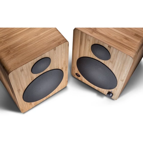 wavemaster Cube Mini Neo Bluetooth Speaker System Bamboo