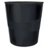 Kép 3/3 - Papírkosár, 15 liter, LEITZ "Wow", fekete