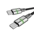 Töltőkábel, USB-C - USB-C, 60W, 1 m, AVAX 