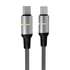 Töltőkábel, USB-C - USB-C, 60W, 2 m, AVAX 