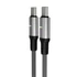 Töltőkábel, USB-C - USB-C, 60W, 2 m, AVAX 