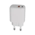 Hálózati töltő, USB-A + USB-C, 12W, AVAX 