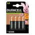 Kép 2/2 - Tölthető elem, AA ceruza, 4x2500 mAh, DURACELL