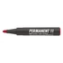 Kép 8/9 - Alkoholos marker, 1-3 mm, kúpos, ICO "Permanent 11", piros