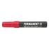 Kép 9/9 - Alkoholos marker, 1-3 mm, kúpos, ICO "Permanent 11", piros