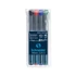 Kép 5/6 - Alkoholos marker készlet, OHP, 0,4 mm, SCHNEIDER "Maxx 220 S", 4 különböző szín