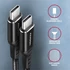 AXAGON BUCM-CM30AB HQ USB-C <> USB-C Cable 3m Black