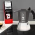 Kép 2/3 - Bialetti Brikka 4 személyes ezüst-szürke indukciós kotyogós kávéfőző