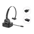 Kép 1/8 - Conceptronic Vezeték nélküli Fejhallgató - POLONA03BDA (BT+ USB adapter, hangerőszabályzó, felhajtható mikrofon, fekete)