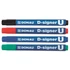 Kép 3/3 - Alkoholos marker, 2-4 mm, kúpos, DONAU "D-signer U", zöld