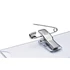 Névkitűző 54 x90mm, kombi klippel, 25 db/csomag, Durable Click Fold áttetsző