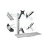 Kép 2/6 - DIGITUS flexibilis fali monitor (VESA 100x100) + billentyűzet tartó konzol