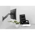 Kép 4/4 - DIGITUS gázrugós fali univerzális (VESA 75 / 100) 1-es fekete monitor tartó konzol