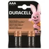 Elem, AAA mikro, 4 db, DURACELL 