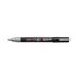 Kép 1/3 - Dekormarker, 0,9-1,3 mm, UNI "Posca PC-3M", ezüst