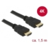 Kép 1/2 - Delock Kábel - 84753 (HDMI -gt; HDMI, apa/apa, 4K, 1,5m)