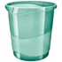 Kép 1/3 - Papírkosár, 14 liter, ESSELTE "Colour`Breeze", áttetsző zöld
