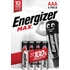 Elem, AAA mikro, 4 db, ENERGIZER 