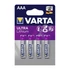 Kép 2/2 - Elem, AAA mikro, 4 db, lítium, VARTA "Ultra Lithium"