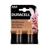 Elem, AAA mikro, 4 db, DURACELL 