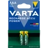Kép 1/6 - Tölthető elem, AAA mikro, 2x800 mAh, előtöltött, VARTA "Power"
