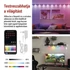 Emos GoSmart 255 cm-es lánc, 12 rész, 7 W, RGBIC+CCT, dimmelhető, WiFi LED reflektor