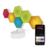 Kép 2/12 - Emos GoSmart Hexagon fehér, 6 részből álló, RGBIC dimmelhető, WiFi LED asztali lámpa