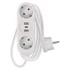 Kép 1/5 - Emos P0221U 1,5m 2xAC/2xUSB/1xType-C fehér elosztó