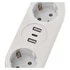 Kép 2/5 - Emos P0221U 1,5m 2xAC/2xUSB/1xType-C fehér elosztó
