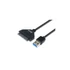 Kép 2/5 - Átalakító kábel, USB 3.2 - SATA átalakító, 0,5 m, EQUIP
