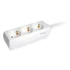 Kép 1/6 - Equip Hálózati Elosztó - 245550 (3 Schuko, Max.: 3500W, 1,5m kábel, fehér)