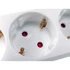 Kép 2/6 - Equip Hálózati Elosztó - 245550 (3 Schuko, Max.: 3500W, 1,5m kábel, fehér)